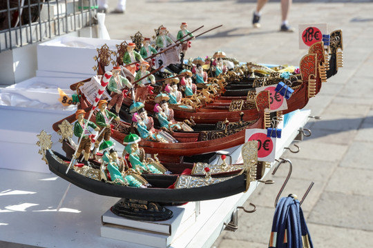 威尼斯贡多拉模型 贡多拉小船