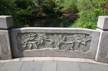 景观桥 浮雕