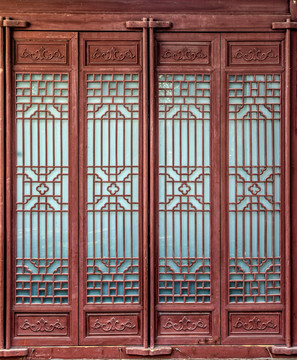 中式窗花窗古代古典门窗