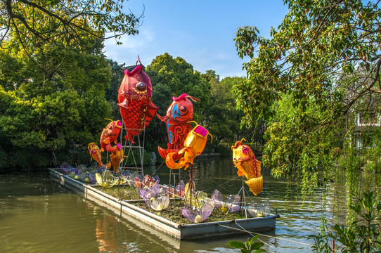 鲤鱼花灯