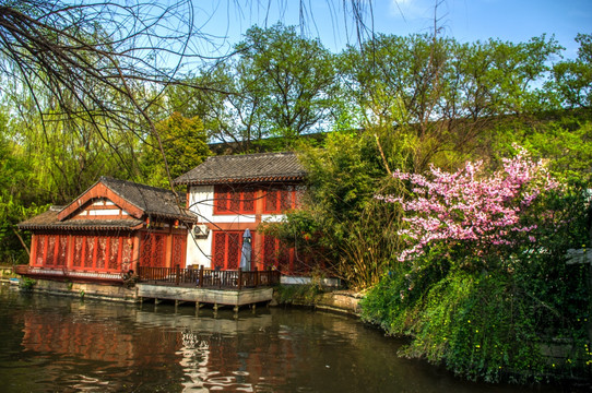 江南水乡南京秦淮河风景