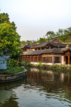 江南水乡南京秦淮河风景