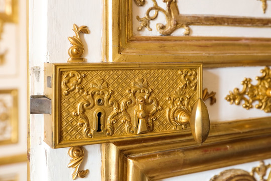 法国古堡装饰 室内装饰 门锁