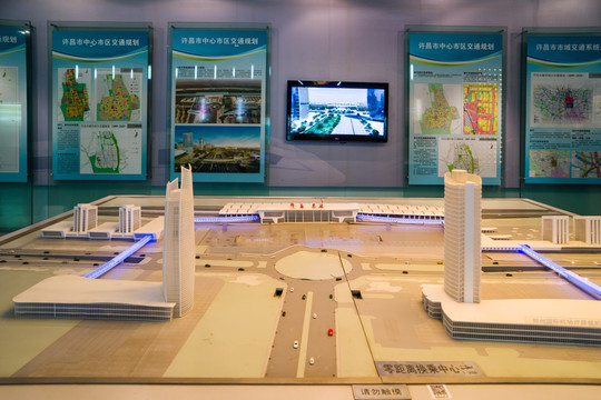 高铁站模型