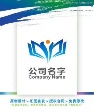 培训教育学校图书LOGO