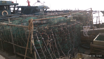 鱼笼 海渔船