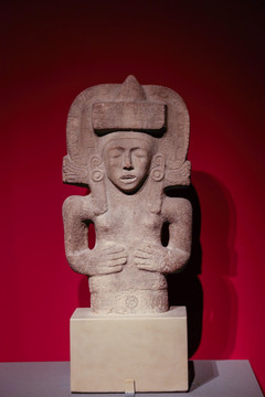 瓦斯特克女神雕像 大英博物馆