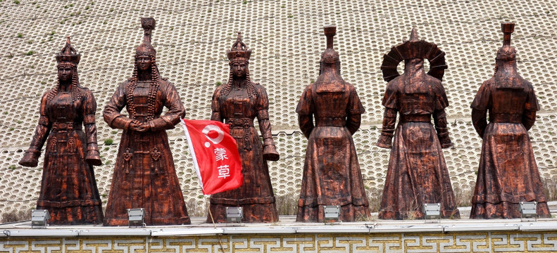 蒙古族风格雕塑