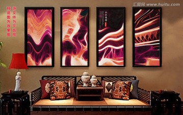 抽象油画  平面图