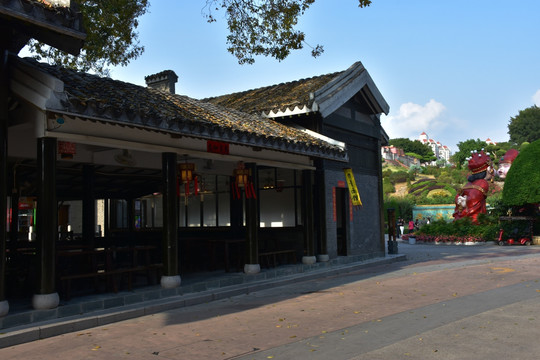 古建筑 面馆