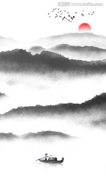 新中式水墨山水