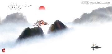 水墨画