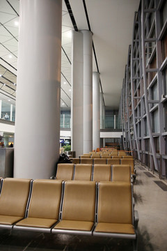 西安咸阳机场 航站楼 候机厅