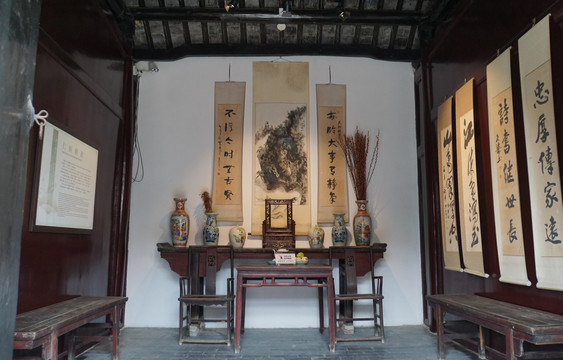 古建筑中堂 传统中式客厅陈列