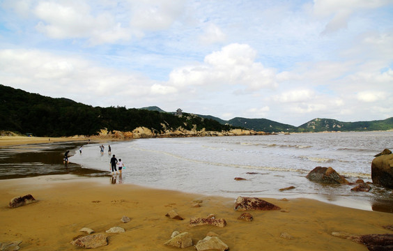 普陀山 大海 礁石