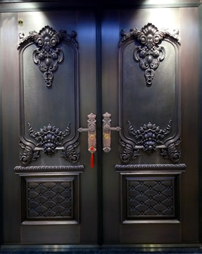 欧式铜门入户门