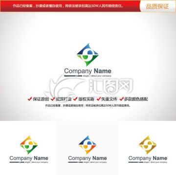 原创设计字母S标志LOGO