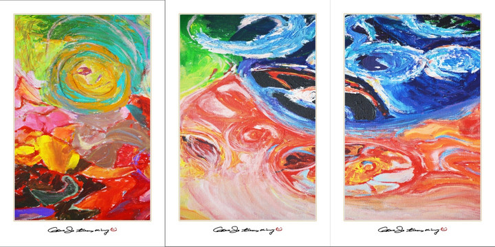 抽象油画 画廊高清品质
