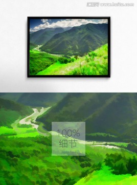 青山装饰挂画