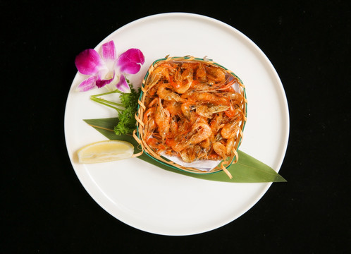日本料理 炸小河虾