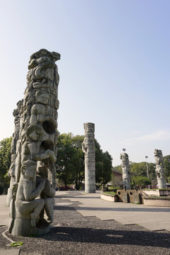 德阳石刻公园 生肖广场雕塑