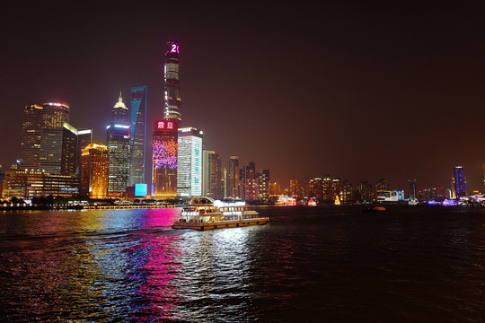 上海外滩 夜景 上海 上海市