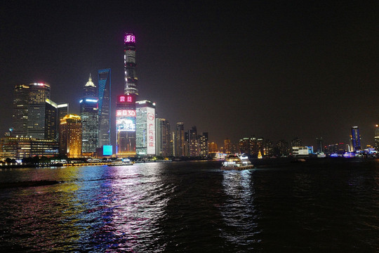 上海外滩 夜景 上海 上海市