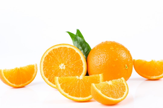 橙子 橙 橙子截面