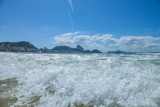 里约 哥巴卡班那 海滩大海
