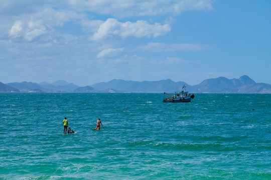 里约 哥巴卡班那 海滩大海