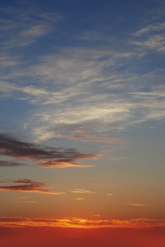 晚霞天空