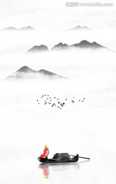意境山水画