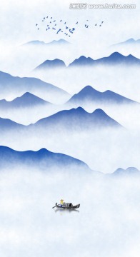 意境山水画