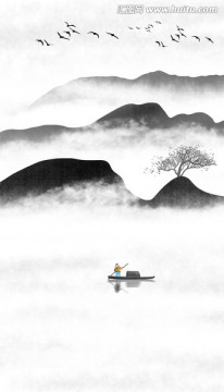 意境山水画
