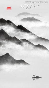意境山水画