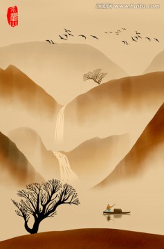 国画山水