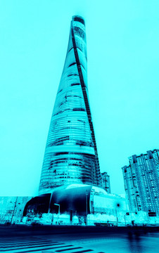 上海中心x光创意摄影