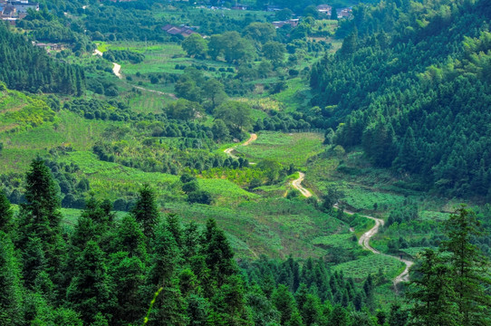 山岭风光