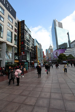 上海 南京路 步行街 商行街
