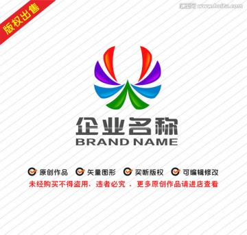 飞鸟WAW炫彩logo