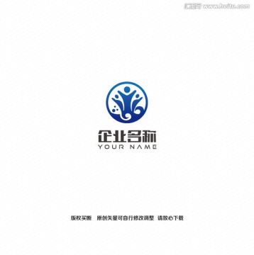 人物水花logo