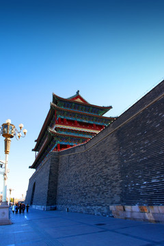 北京 皇城 城门楼 城墙