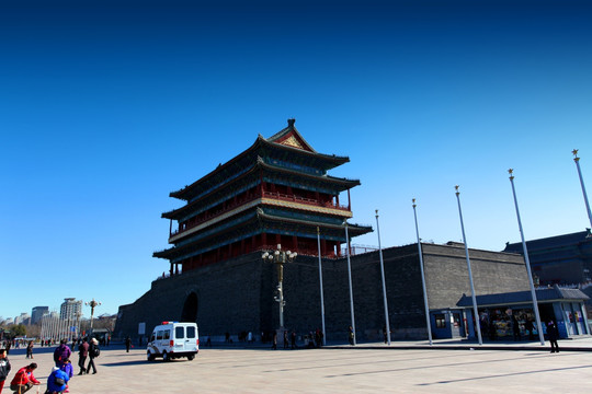 北京 皇城 城门楼 城墙