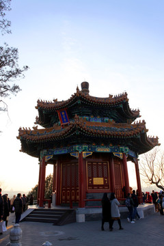 北京 皇城 城门楼 景山