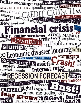 金融危机的头条新闻