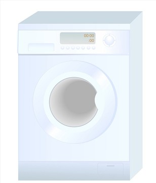 新型洗衣机矢量图