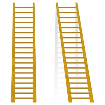 木楼梯矢量图