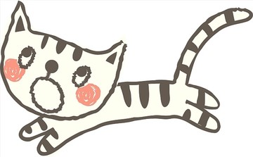 猫咪矢量插画