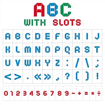 ABC字体与插槽