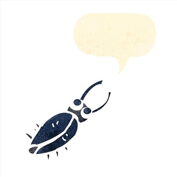 卡通动物昆虫插画